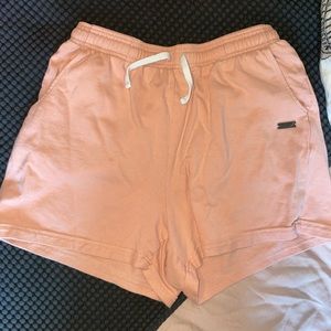 Gymshark Peach Horizon Graphic Shorts